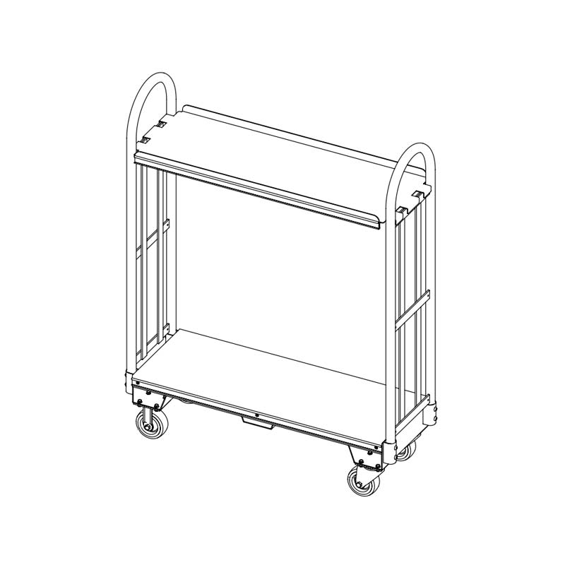 Display Dump Bin & Strolley For Shop