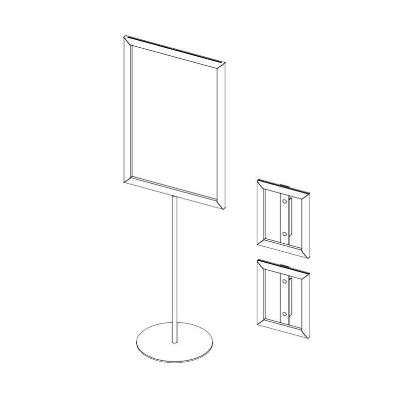 Supermarket A3 A4 A5 POP Sign Holder