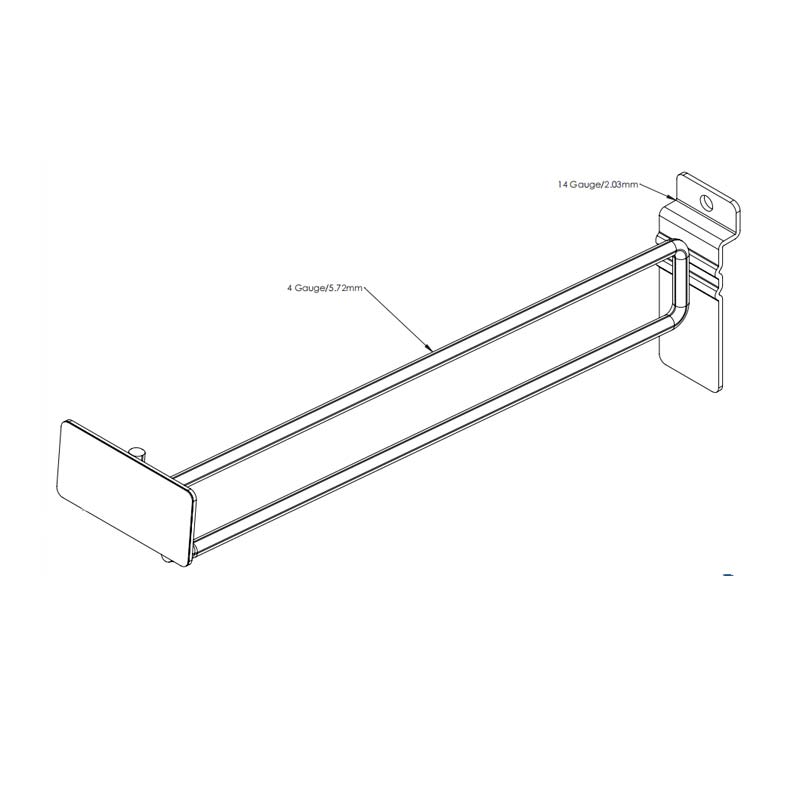 Pegboard Hook With Pegboard Back Panel