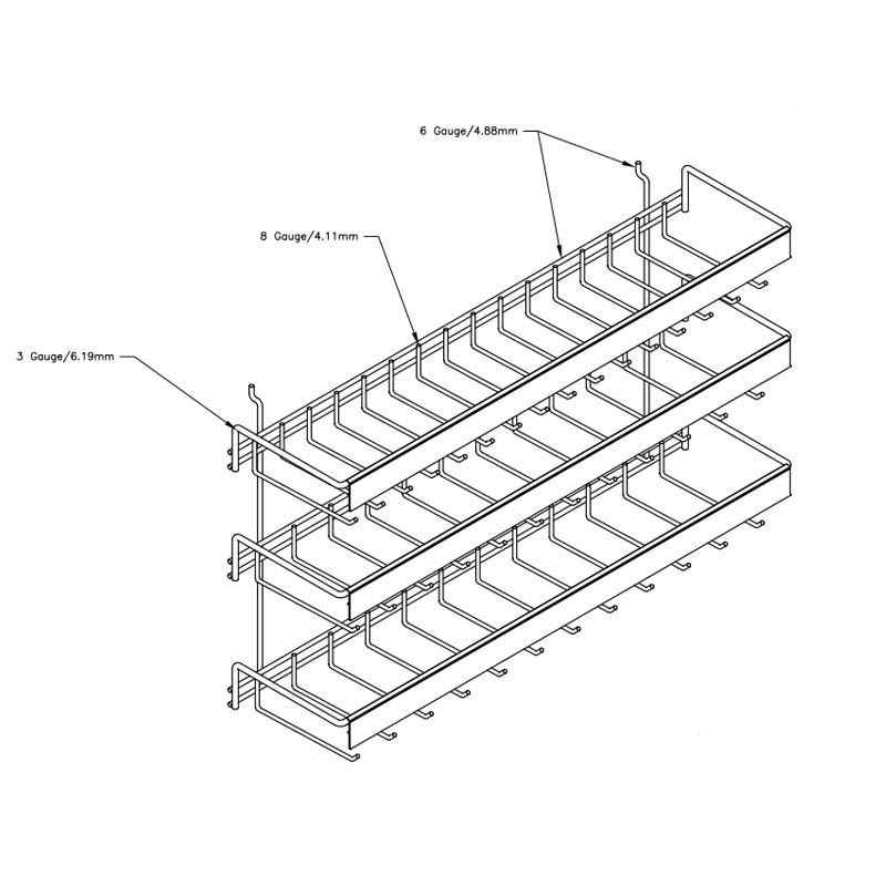 Modern Retail Shop Gondola Shelving