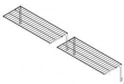Raised Top Cap Shelf