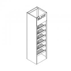 Retail Makeup Store Flooring Shelving Display Rack