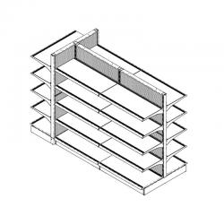 Supermarket Shelves Gondola Display Racks