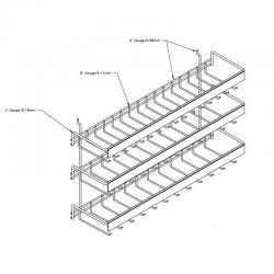 Modern Retail Shop Gondola Shelving